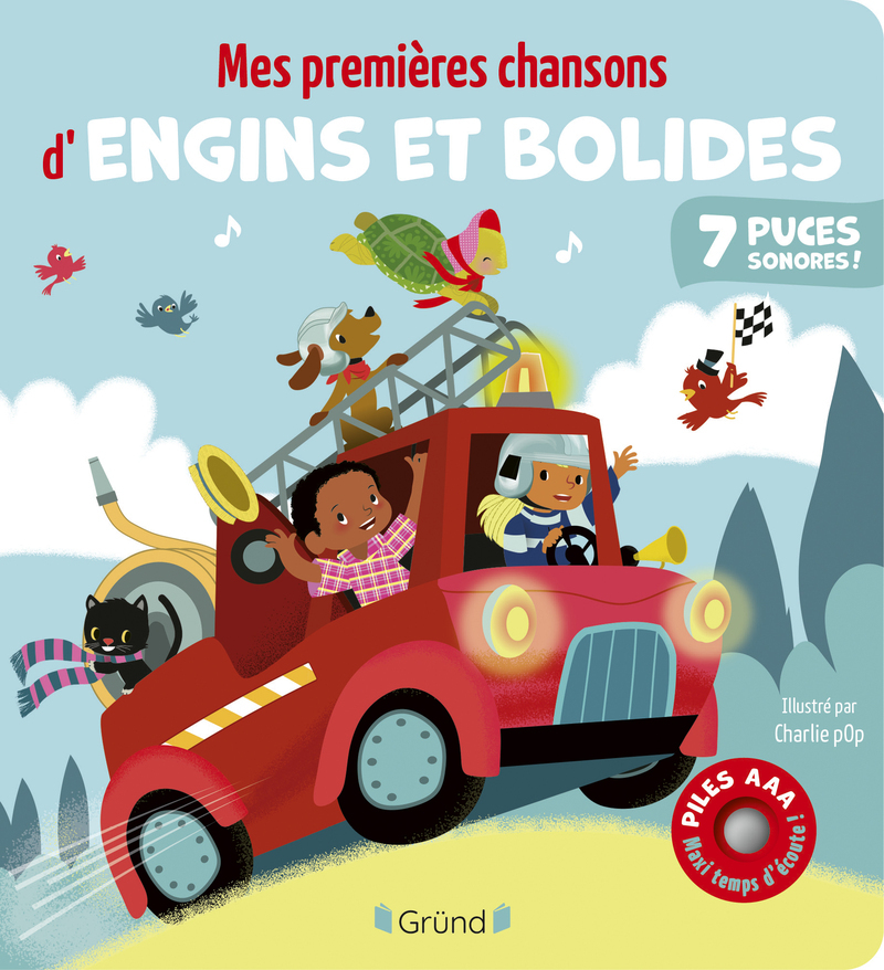 [9782324037719] Mes premières chansons d'engins et bolides