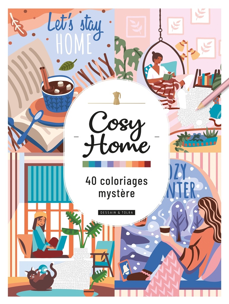 [9782295017345] Cosy Home - 40 Coloriages Mystère