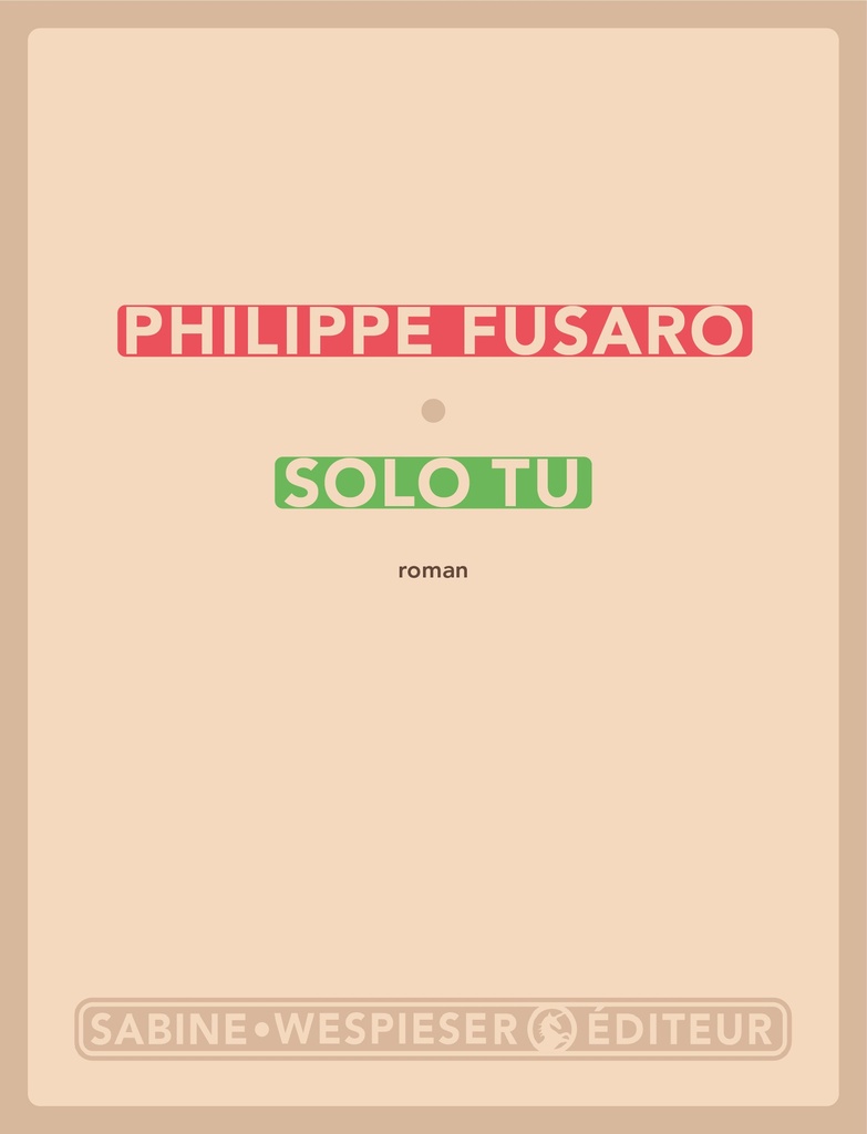 [9782848056036] Solo tu