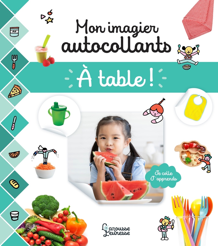 [9782036086500] Mon imagier autocollants - A table