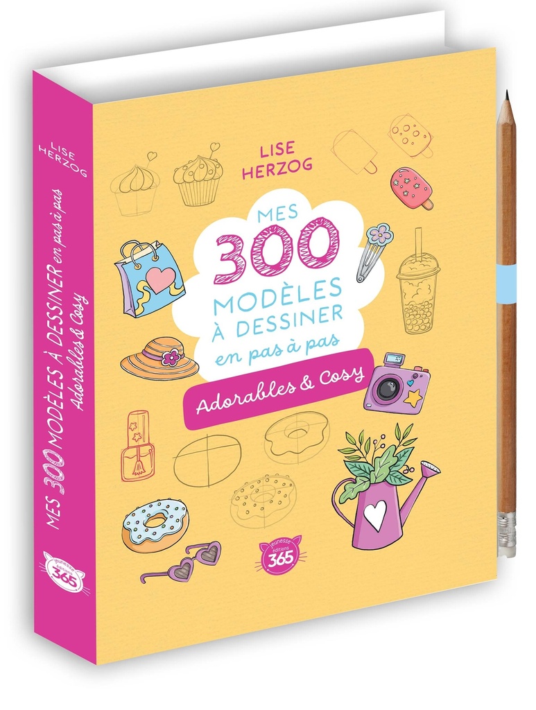 [9782383828372] Mes 300 modèles à dessiner en pas à pas - Adorables & Cosy