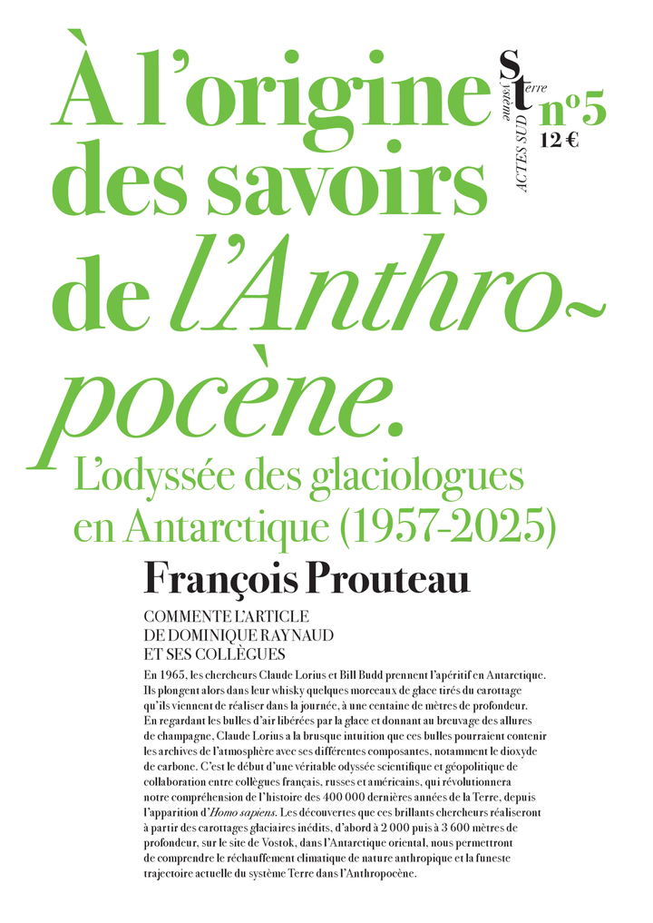 [9782330215200] A l'origine des savoirs de l'Anthropocène