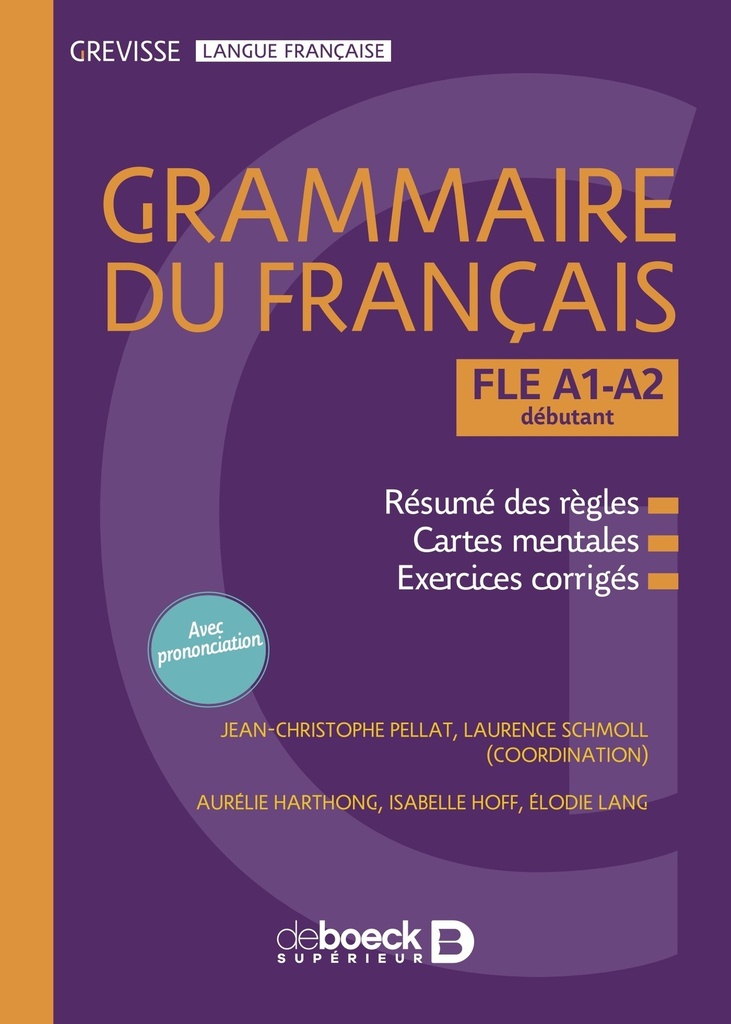 [9782807337732] Grevisse FLE A1-A2 Grammaire du français