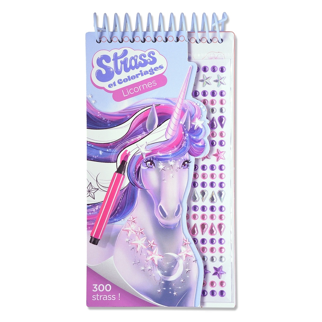 [9782809694758] Strass et coloriages Licornes
