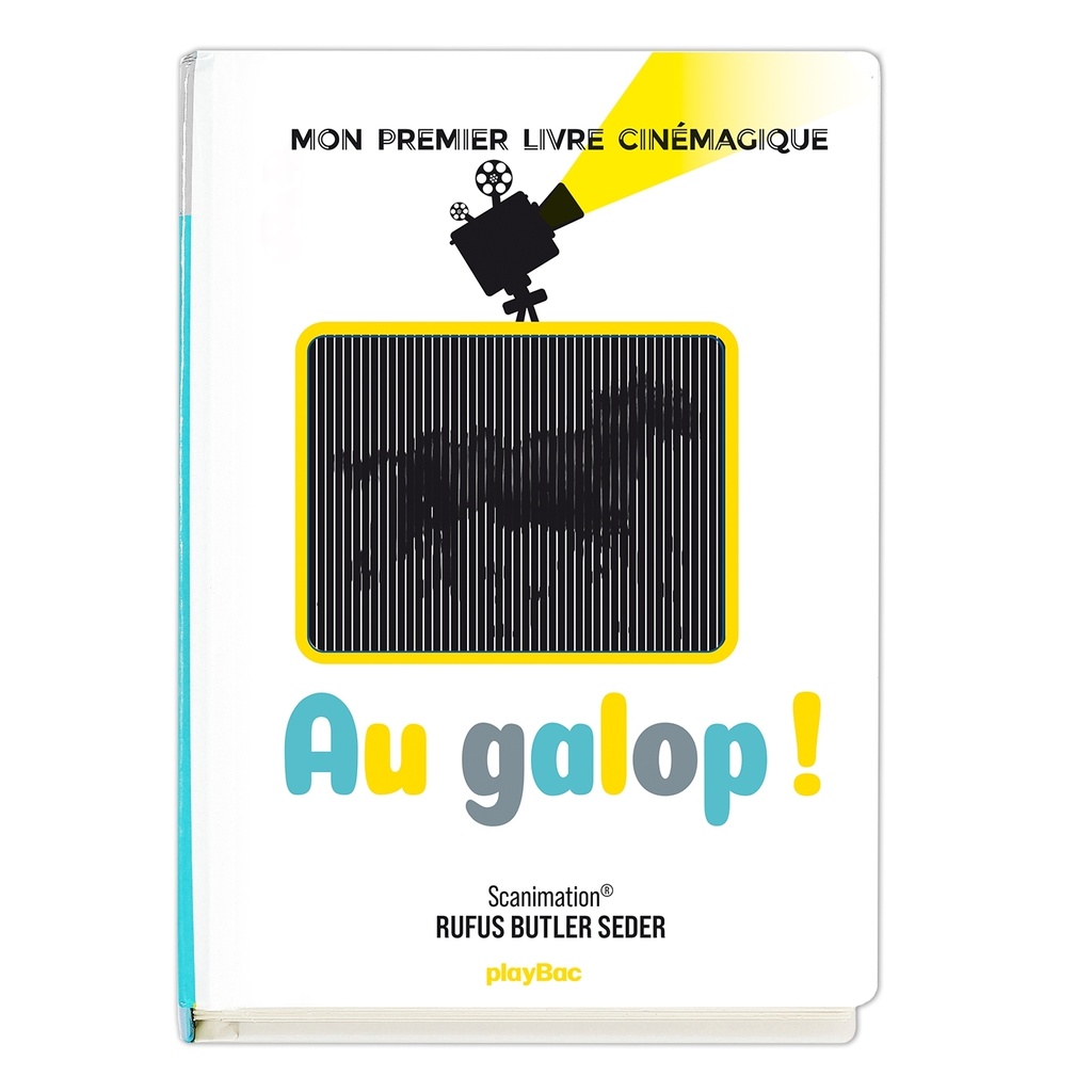 [9782809694475] Au galop ! Mon premier livre cinémagique - nouvelle édition