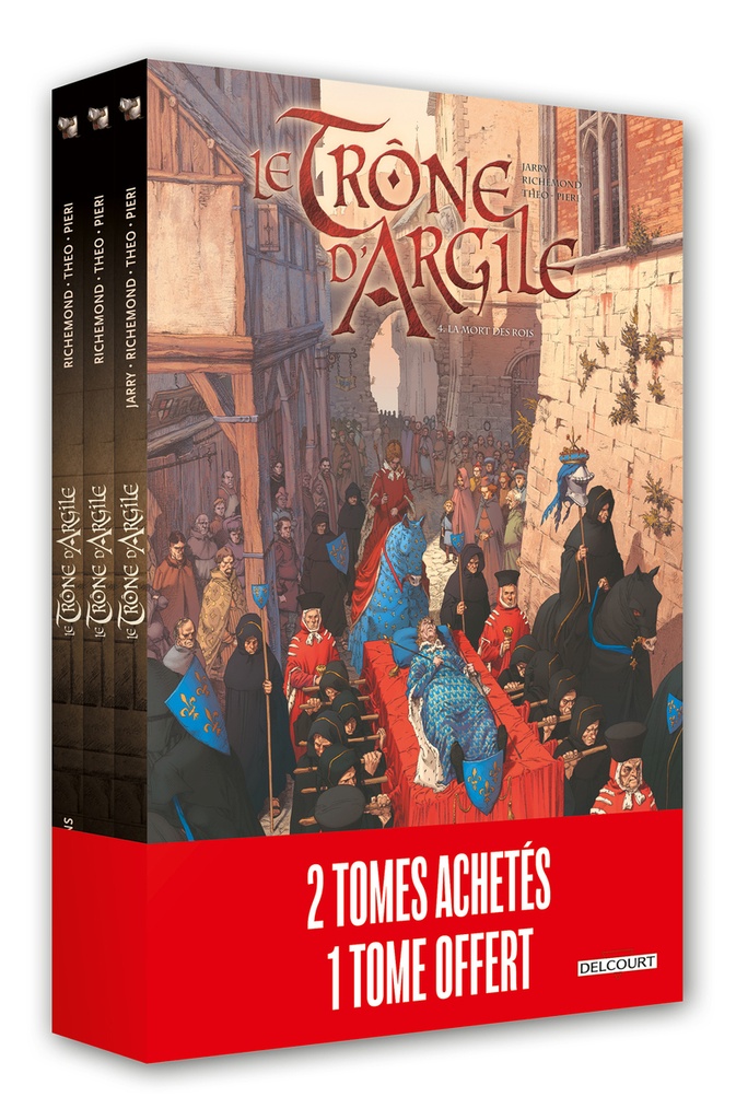 [9782413095637] Le Trône d'argile - Pack T04 édition HC + T05 +T06