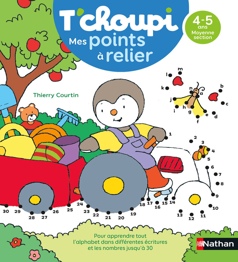 [9782095066024] T'choupi Mes points à relier - Lettres et nombres 4-5 ans MS