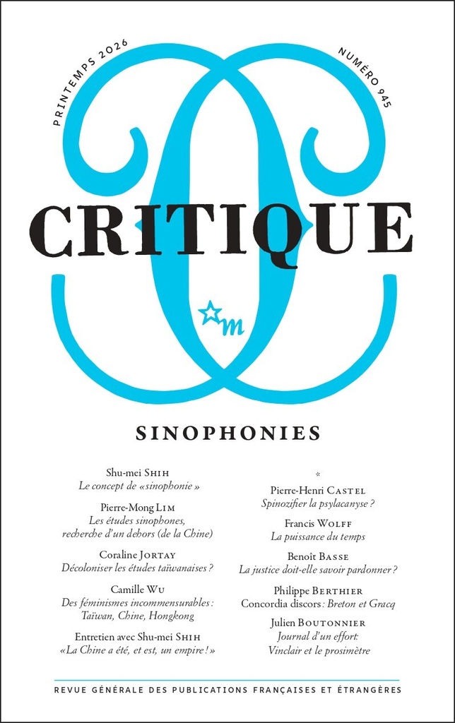 [9782707358042] Critique 945 : Sinophonies
