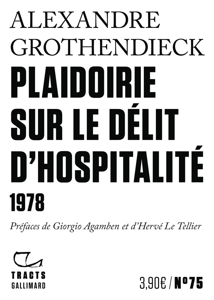 [9782073163660] Plaidoirie sur le délit d'hospitalité