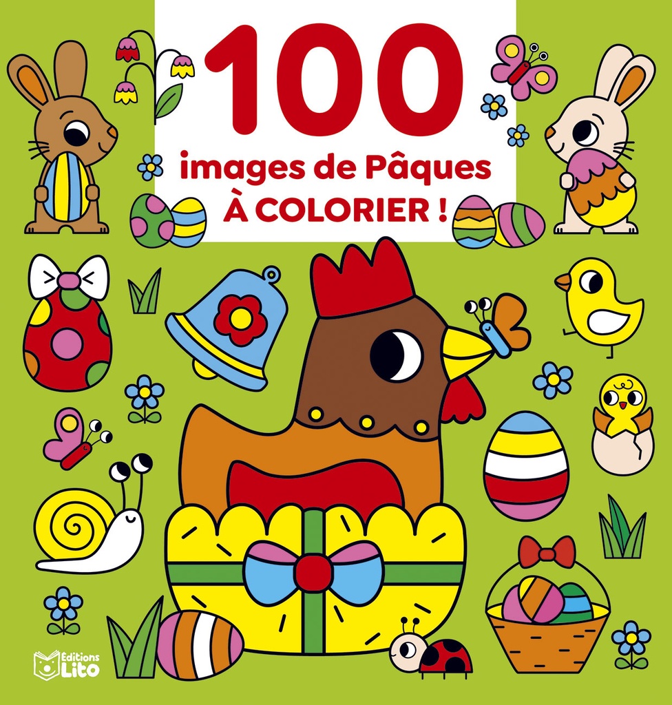 [9782244111162] 100 IMAGES COLORIER PAQUES