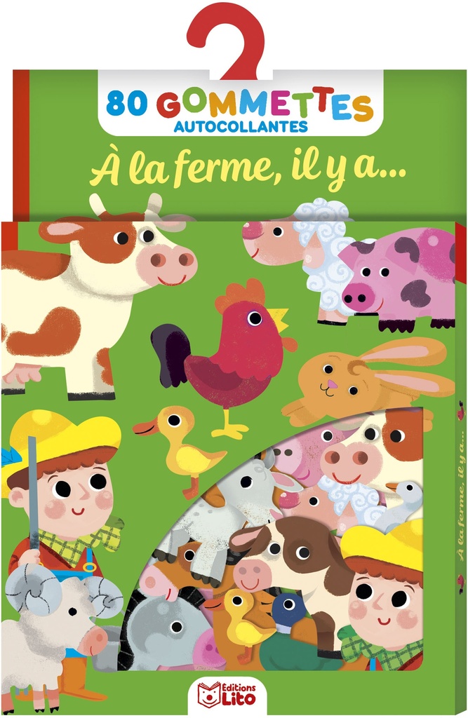 [9782244061368] GOMMETTE POULES VACHES COCHONS