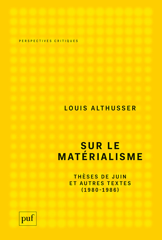 [9782130834373] Sur le matérialisme