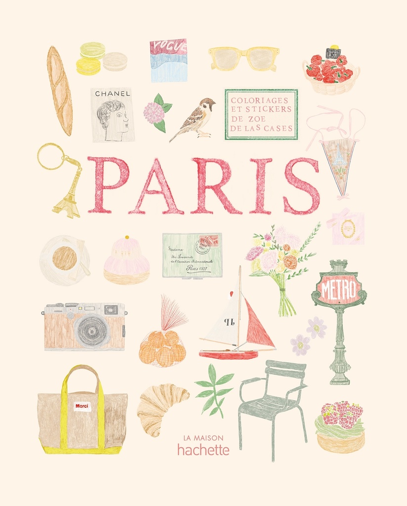[9782017363019] Carnet de coloriages et de stickers / Paris