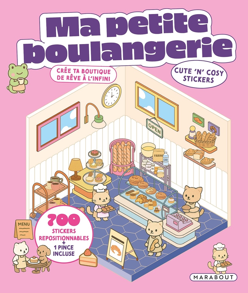 [9782501202169] Ma petite boulangerie - Cute 'n' cosy stickers