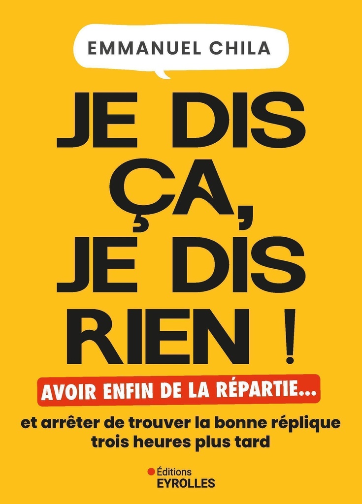 [9782416025174] Je dis ça, je dis rien