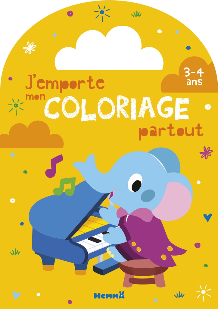 [9782508062759] J'emporte mon coloriage partout (3-4 ans) (Eléphanteau)