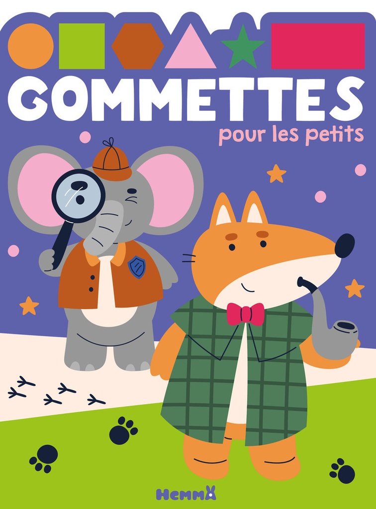[9782508062841] Gommettes pour les petits (Renard et éléphant détectives)
