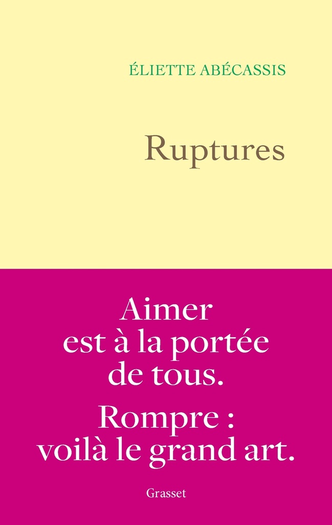 [9782246841029] Ruptures