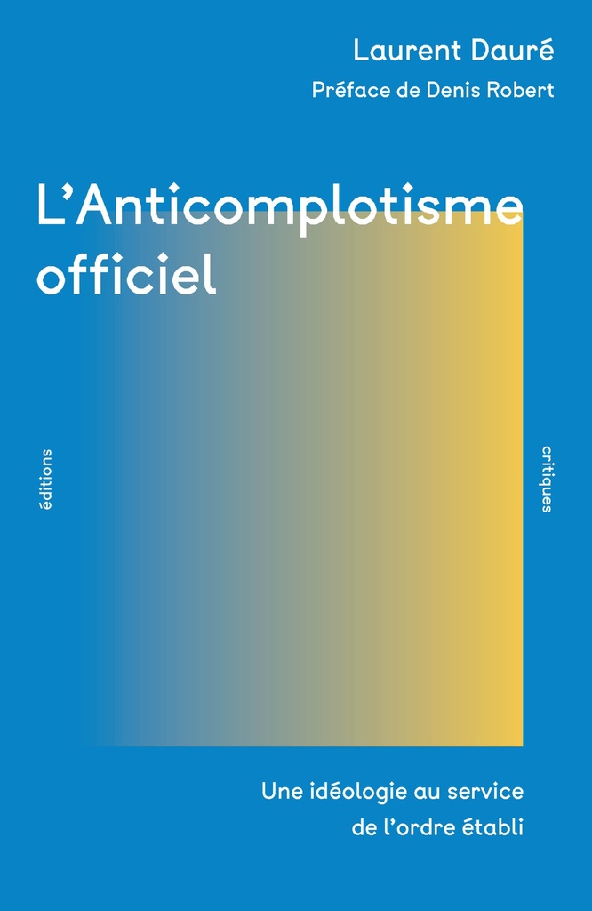 [9782487232167] L'Anticomplotisme officiel