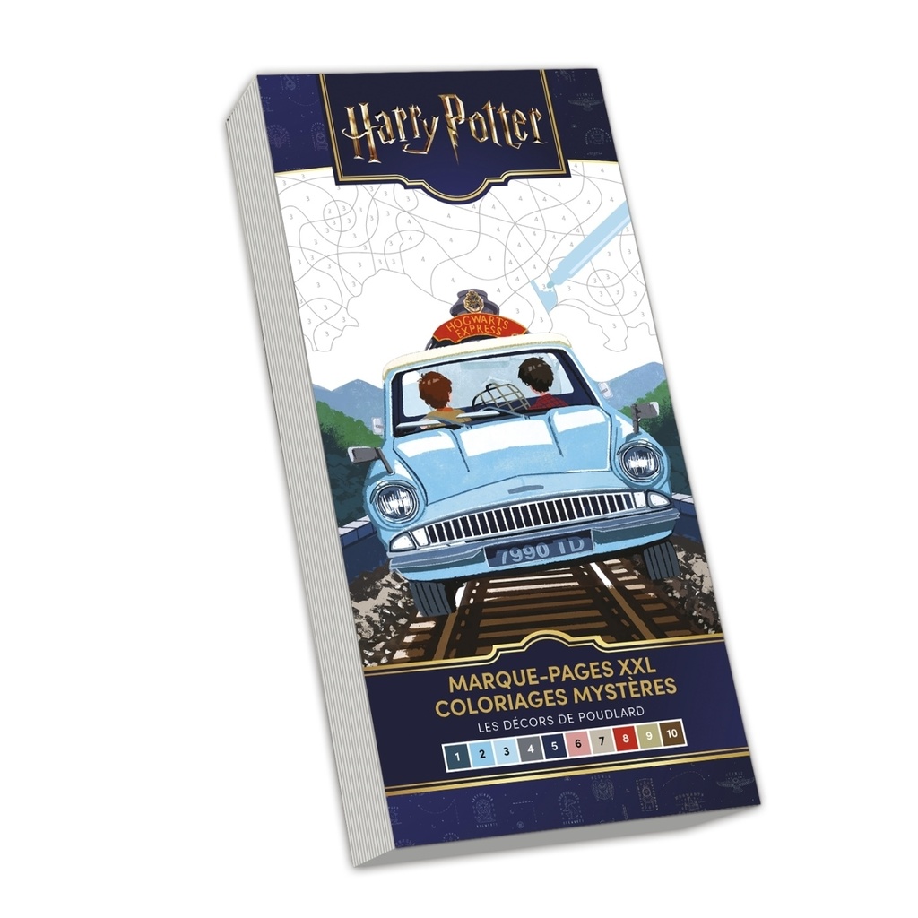 [9791070160046] Harry Potter - Marque-pages XXL - Coloriages mystères
