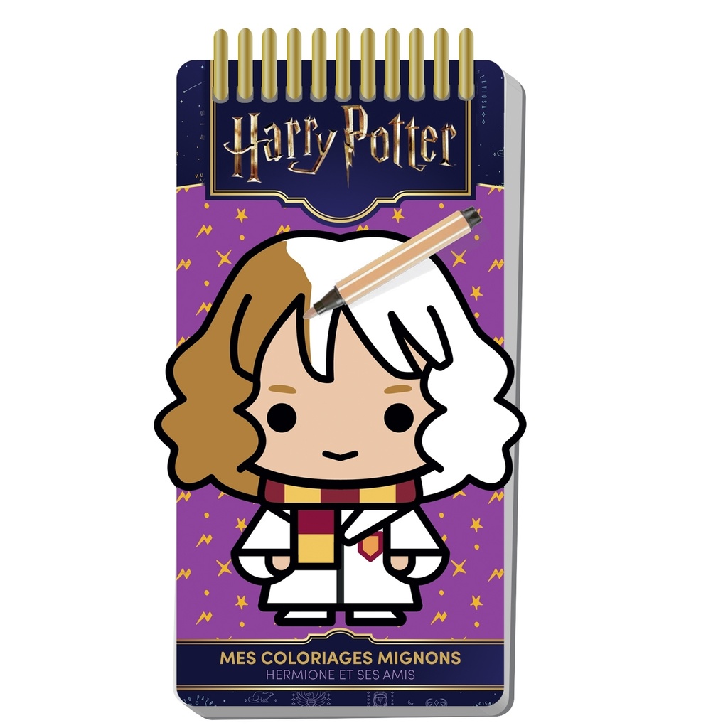 [9782809694659] Harry Potter - Mes coloriages mignons - Hermione et ses amis
