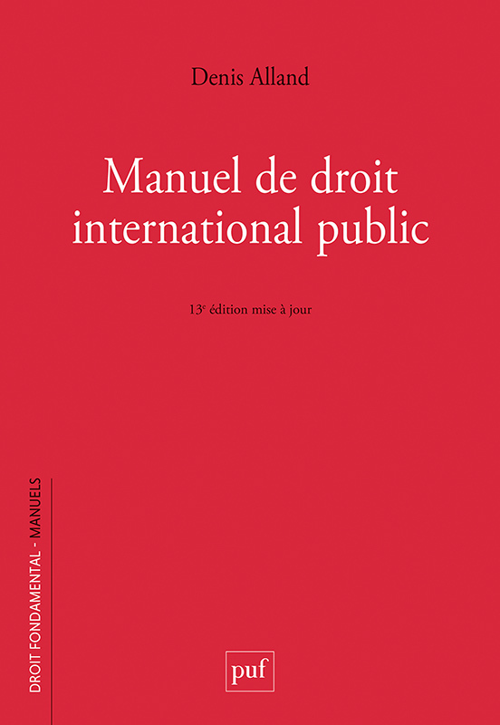 [9782130897712] Manuel de droit international public