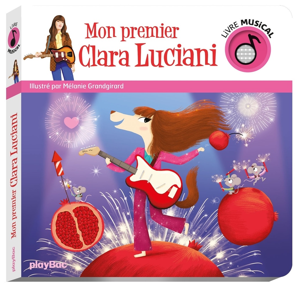 [9782809694499] Livre musical - Mon premier Clara Luciani