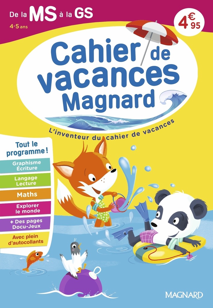 [9782210784420] Cahier de vacances 2026, de la MS vers la GS 4-5 ans