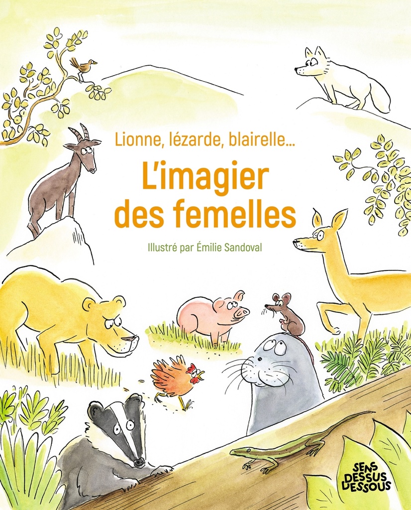 [9782385071066] Lionne, lézarde, blairelle - L' imagier des femelles