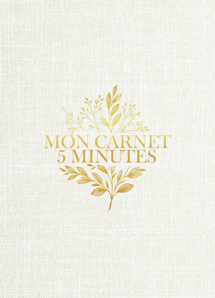 [9782266346269] Mon carnet 5 minutes