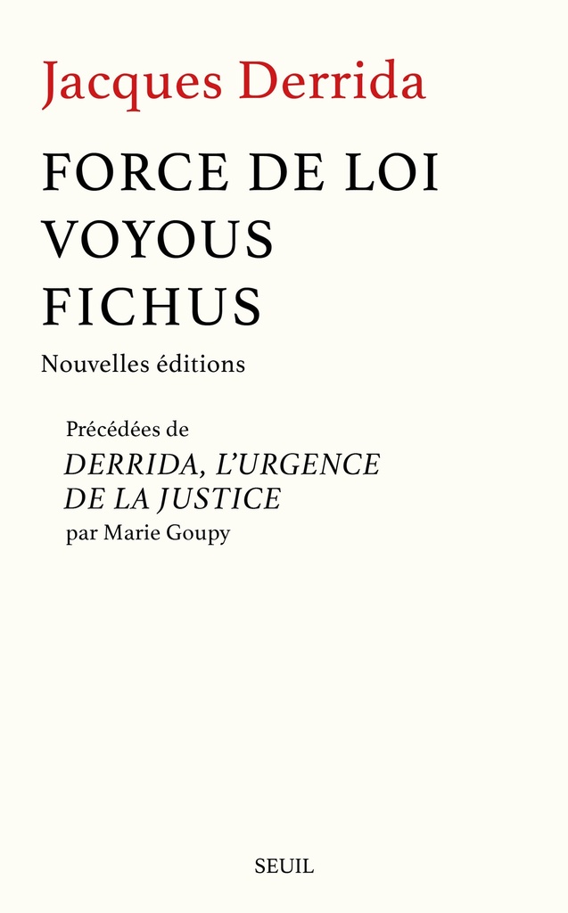 [9782021622645] Force de loi, Voyous, Fichus