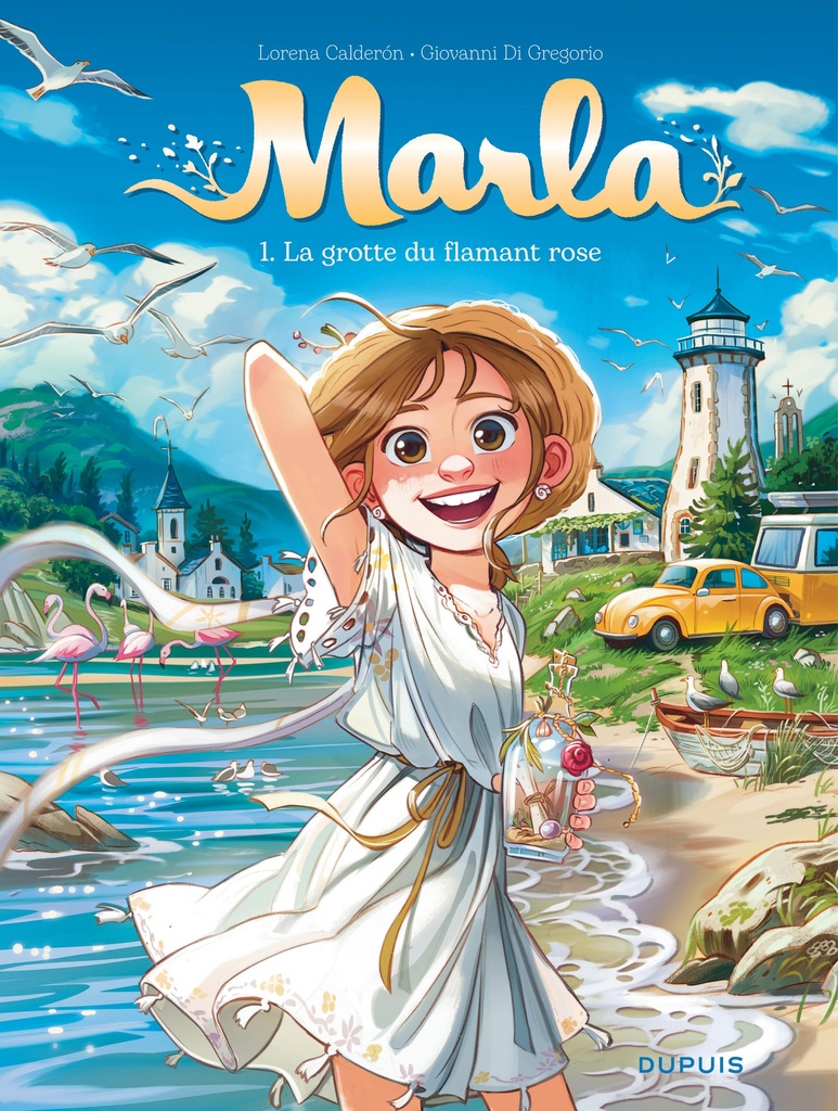 [9782808508643] Marla - Tome 1 - La grotte du flamant rose