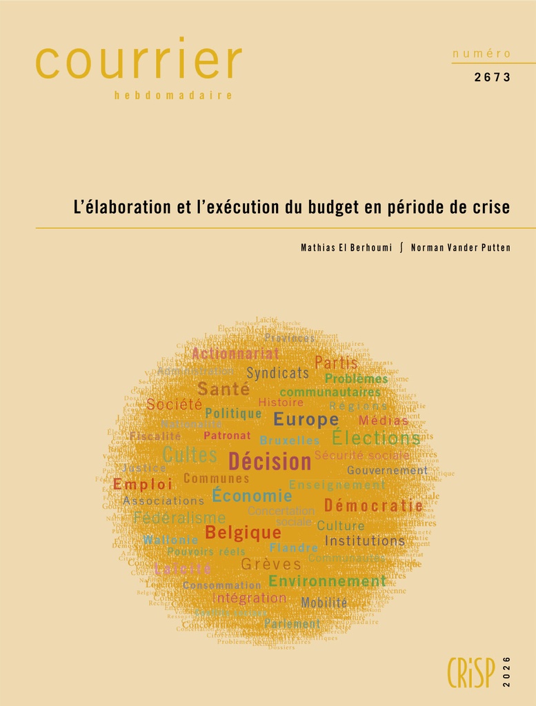 [9782870753712] CH2673-L’élaboration et l’exécution du budget en période de crise