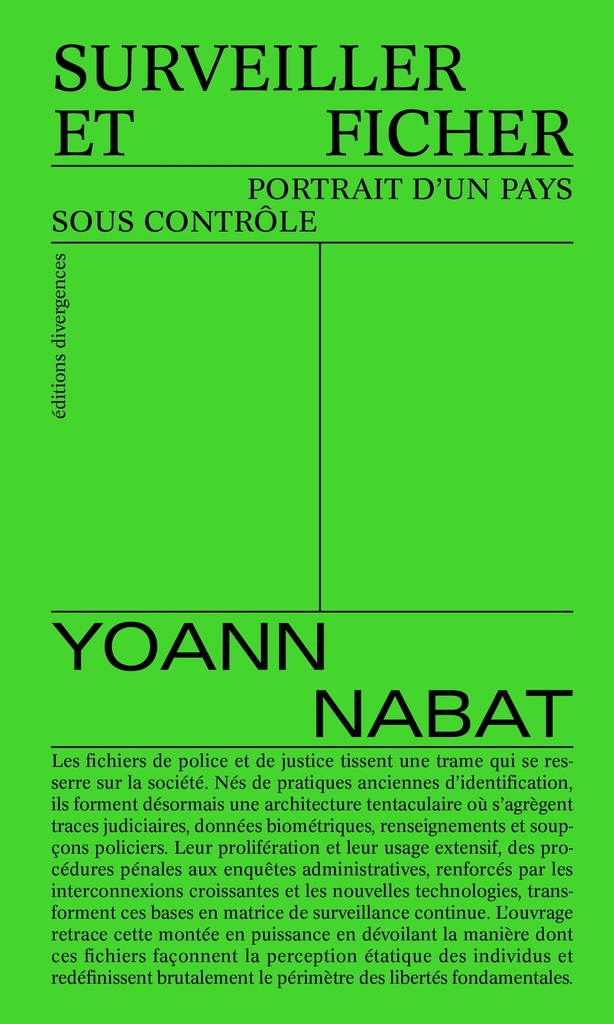 [9791097088996] Surveiller et ficher
