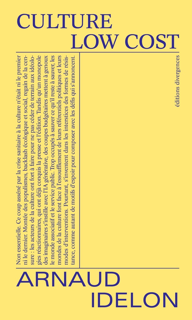 [9782488855013] Culture low cost