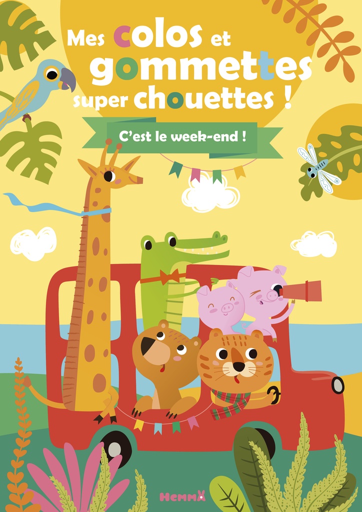 Mes colos et gommettes super chouettes ! C'est le week-end !