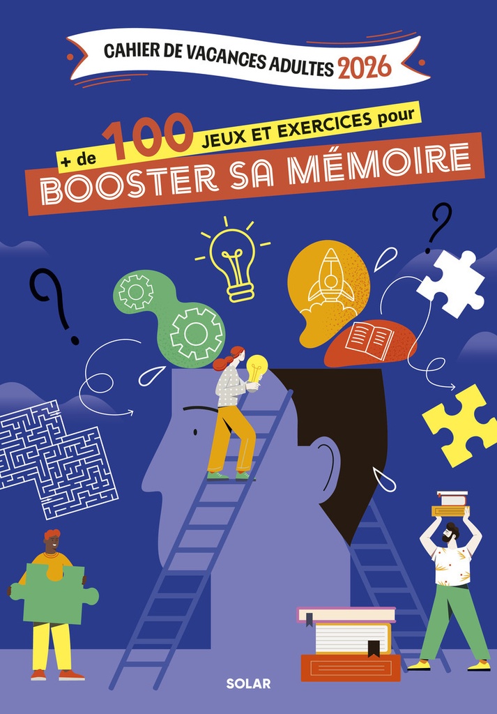 [9782263193231] Cahier de vacances adultes 2026 + de 100 jeux et exercices pour booster sa mémoire