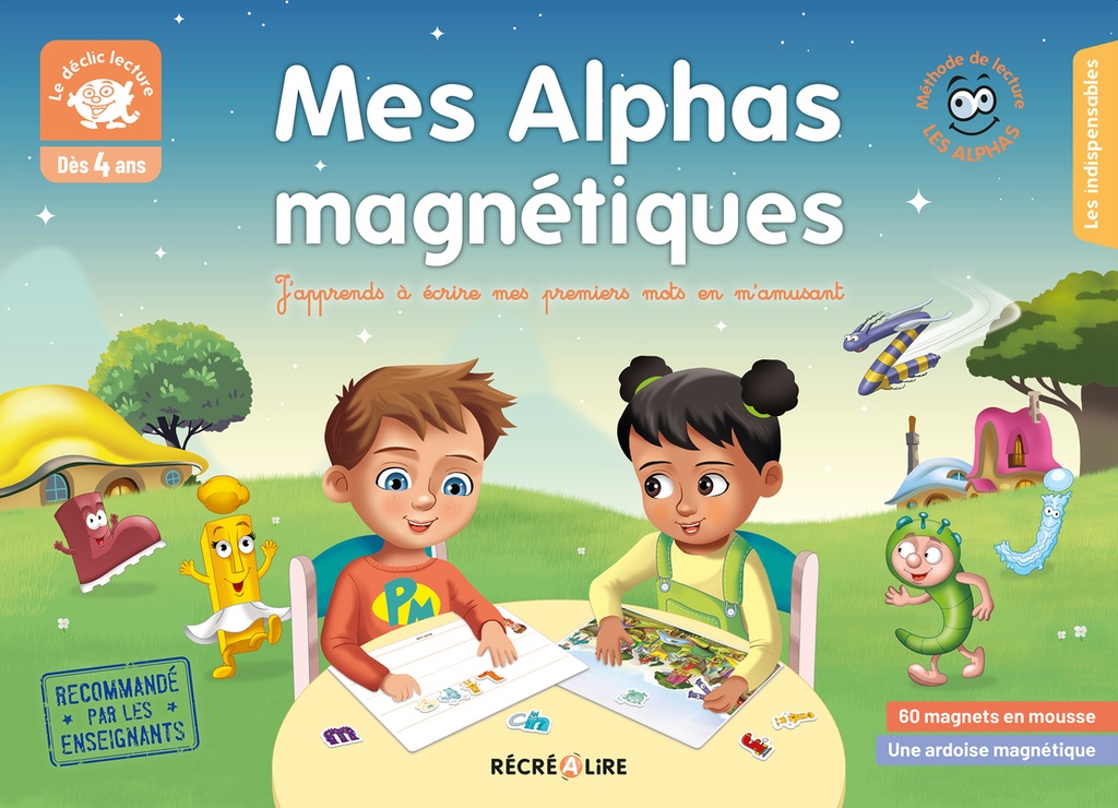 [9782366472073] Mes Alphas magnétiques - J'apprends à écrire mes premiers mots en m'amusant