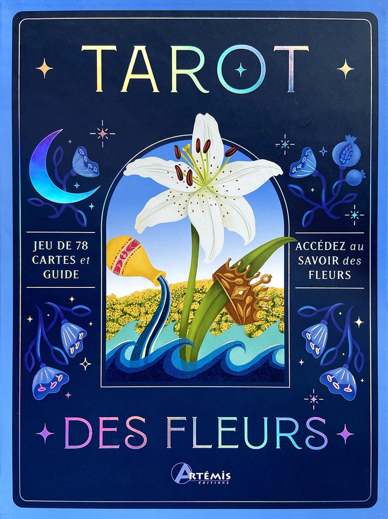 [9782816024593] COFFRET TAROT DES FLEURS 78 CARTES + 1 LIVRET DE 80 PAGES