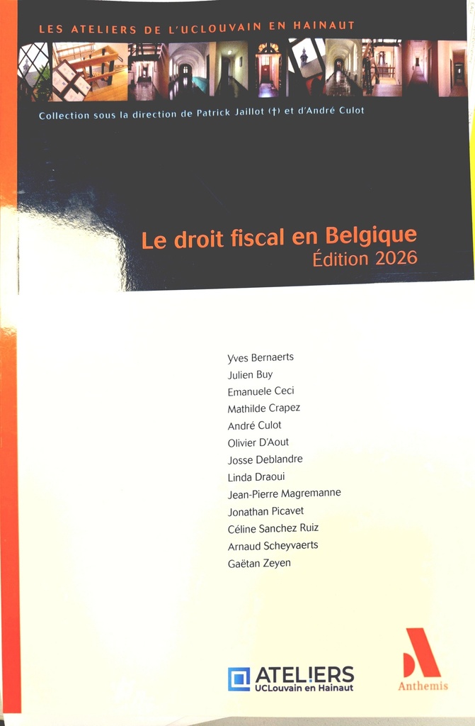 [9782807217065] LE DROIT FISCAL EN BELGIQUE 2026