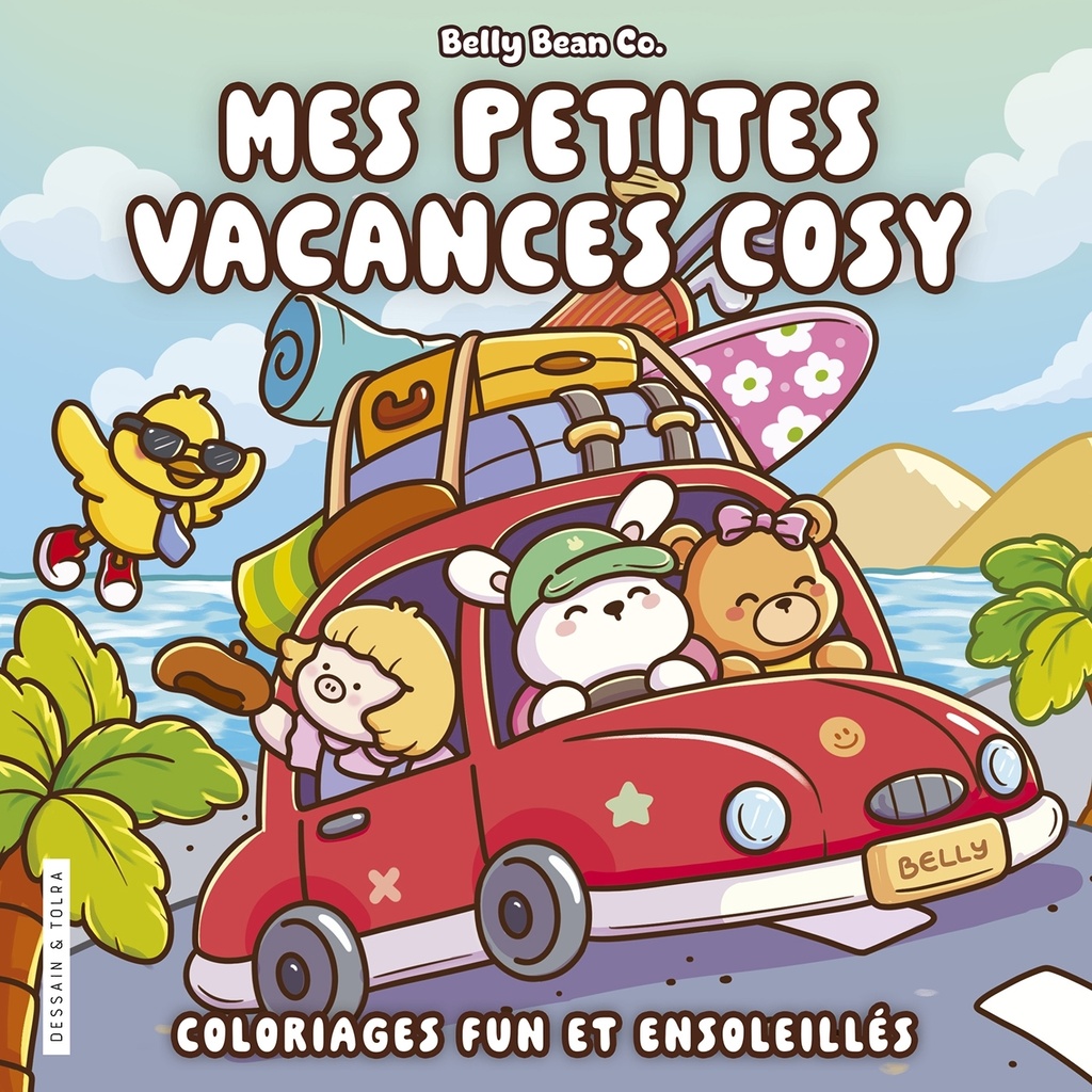 Belly Bean - Mes petites vacances cosy - Coloriages funs et ensoleillées - Cosy colo