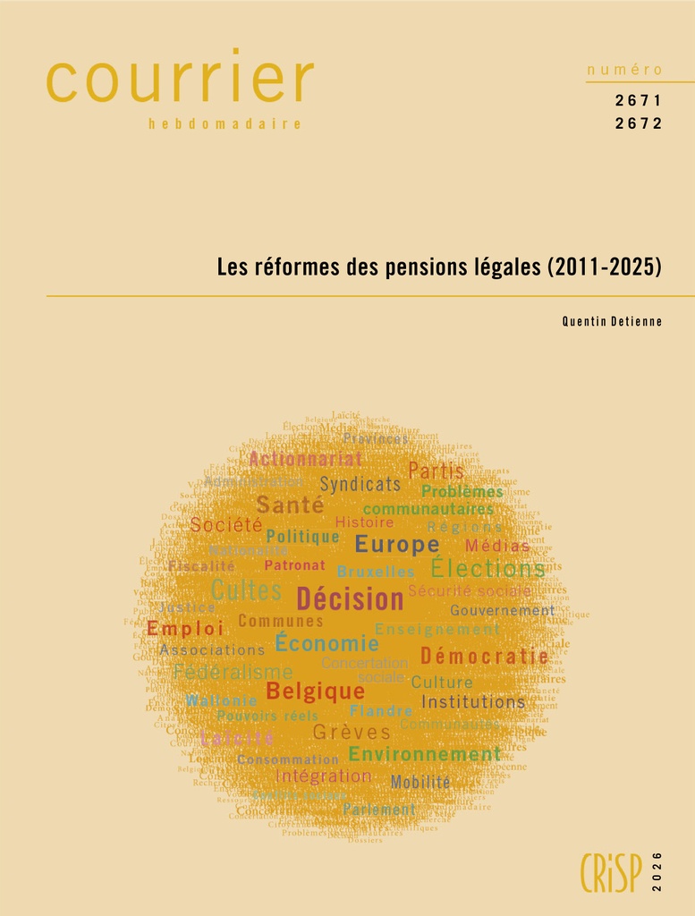 [9782870753705] CH2671-2672-Les réformes des pensions légales (2011-2025)