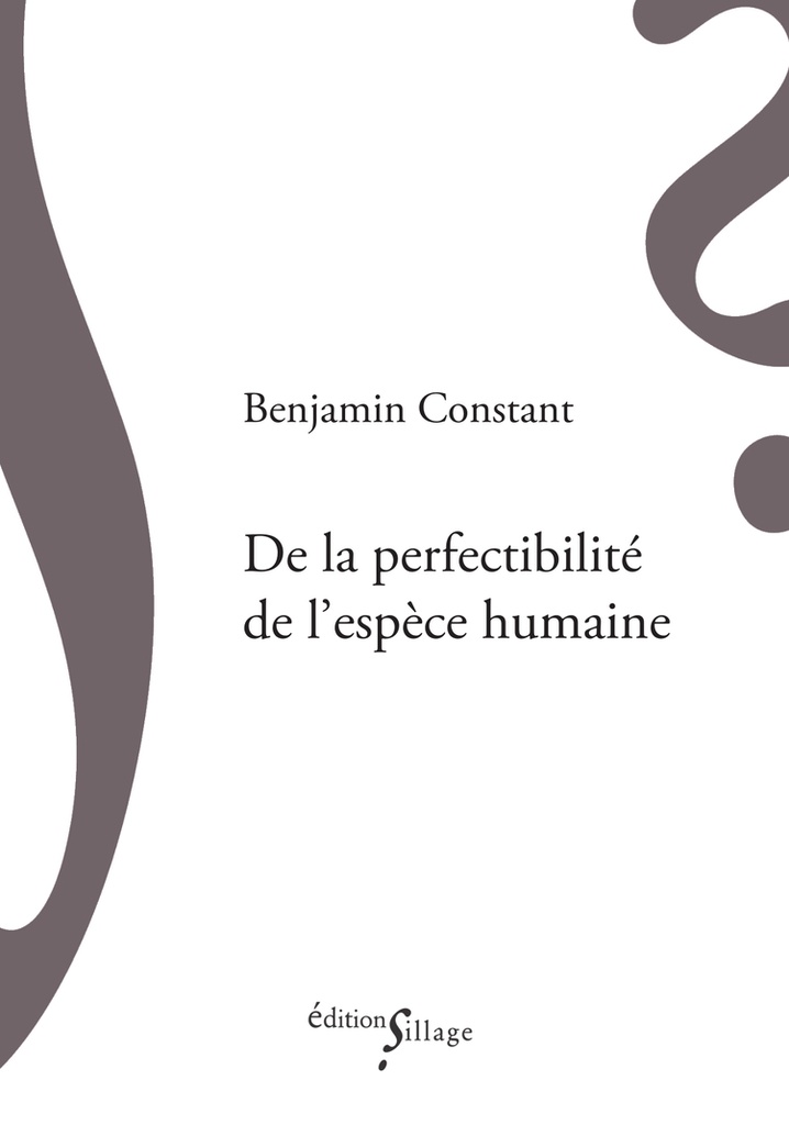 [9782381410944] De la perfectibilité de l'espèce humaine
