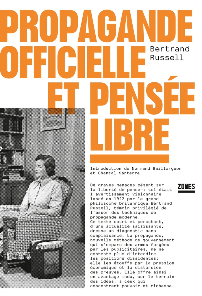 Propagande officielle et pensée libre