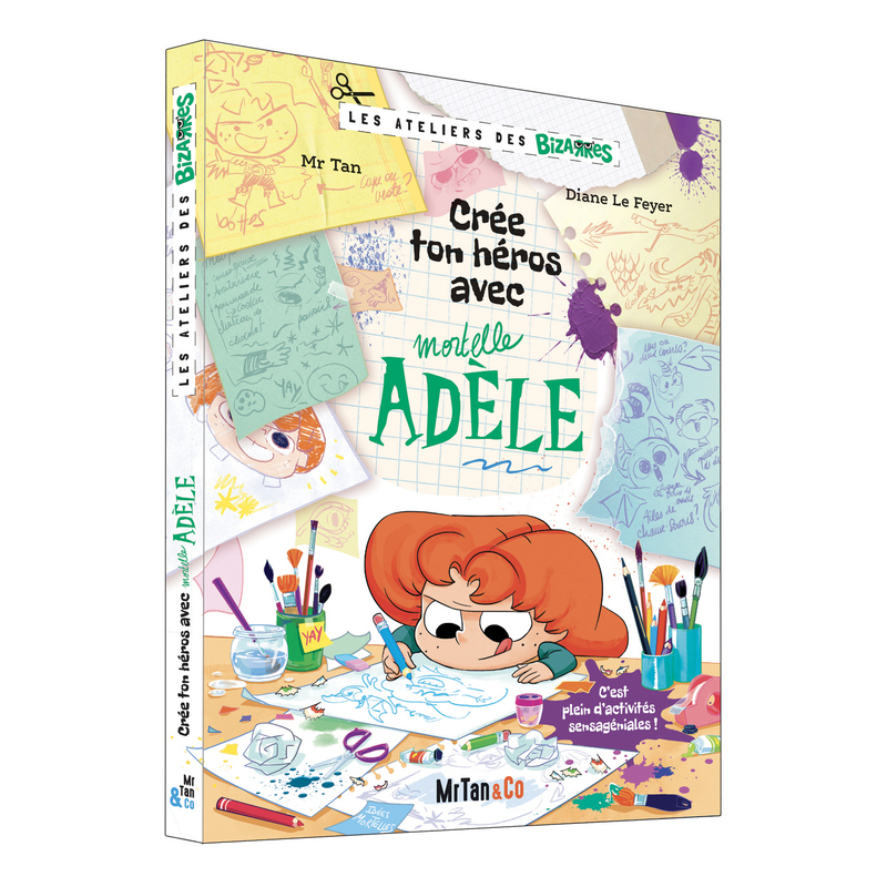 [9782494678743] Les ateliers des Bizarres - Crée ton héros avec Mortelle Adèle !