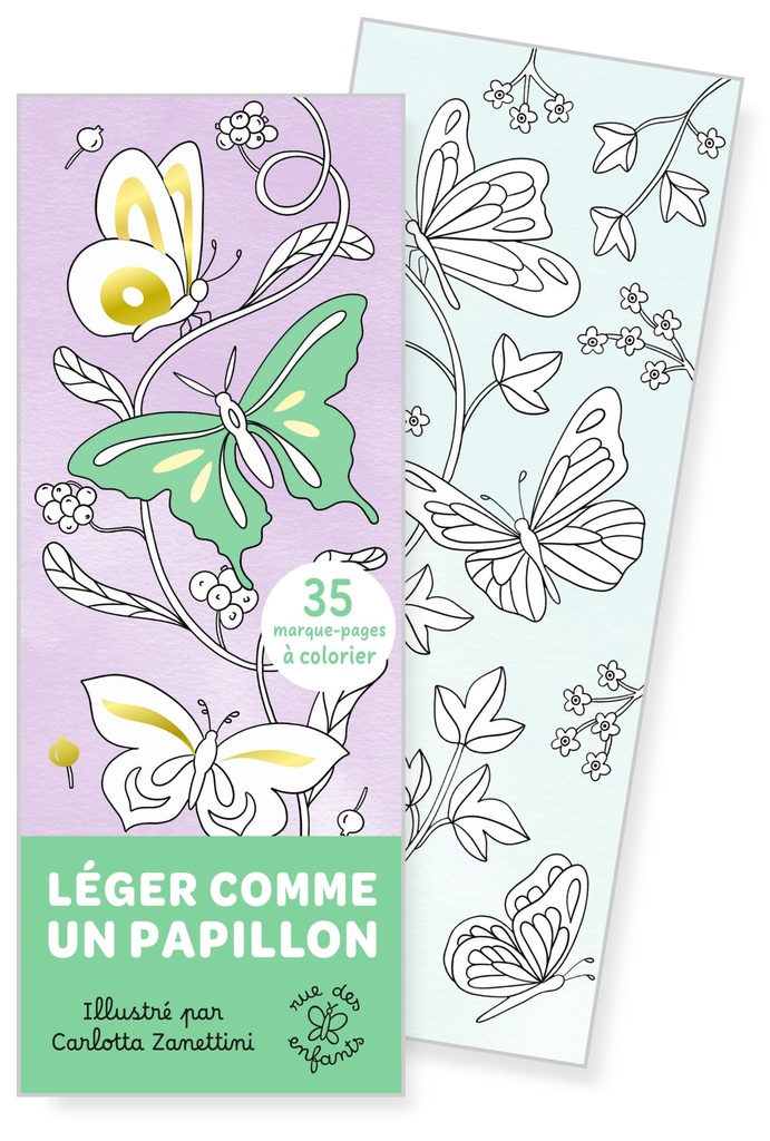 Marque-pages - Léger comme un papillon