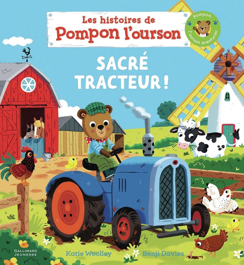 [9782075237994] Les histoires de Pompon l'ourson - Sacré tracteur !