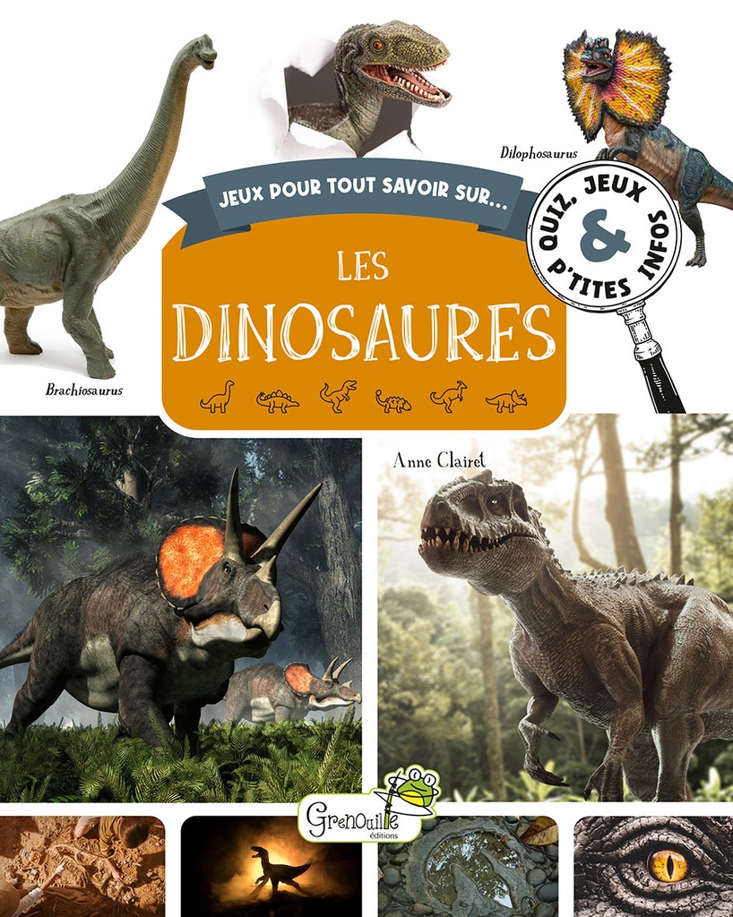 LES DINOSAURES QUIZ JEUX ET P'TITES INFOS
