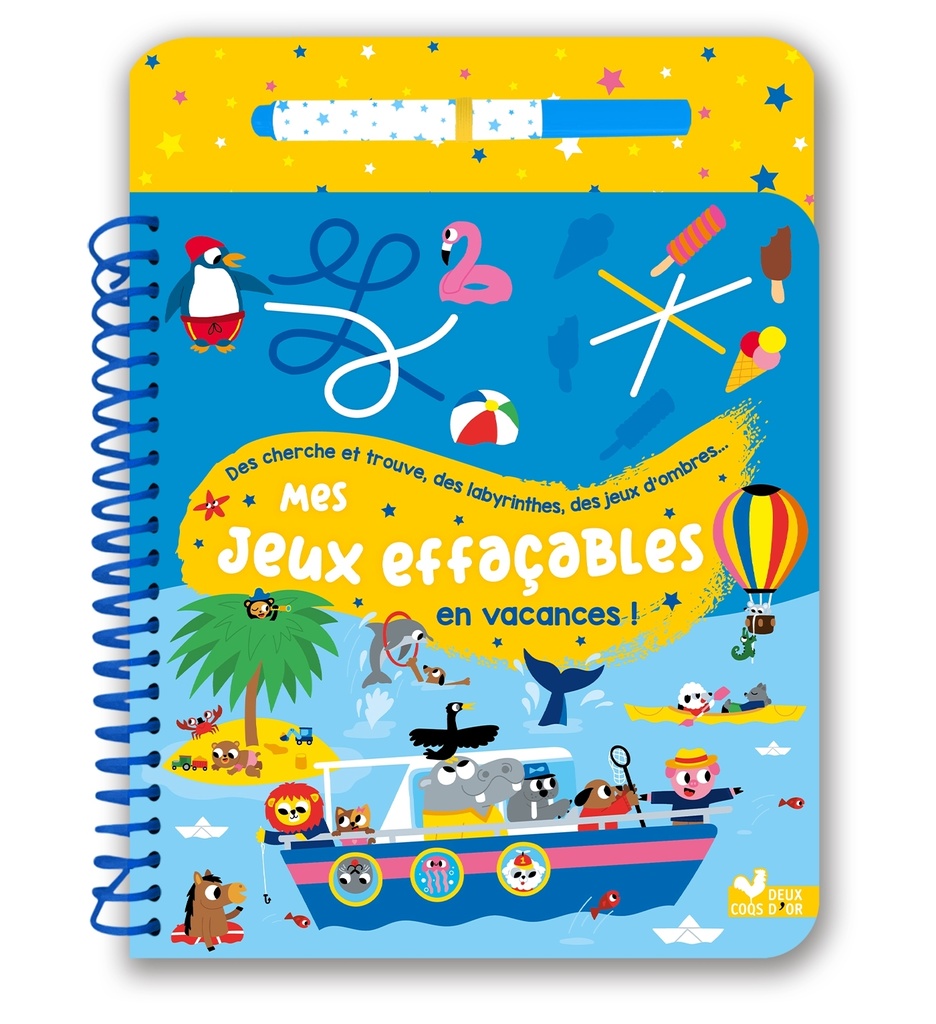 Mes jeux effaçables - en vacances !