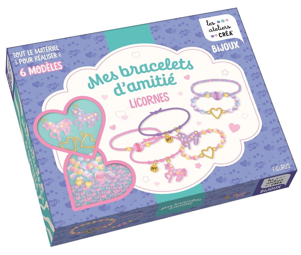 [9782215202172] Mes bracelets d'amitié - Licornes